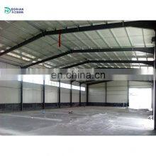 Brushless Construction Steel Building Steel Frame Storage Shed Warehouse