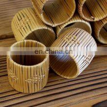 Best Price Rattan Napkin Ring Mid Century Modern 60s Set Tableware Set Napkin Holder Rings Vietnam Manufacturer thumbnail-5