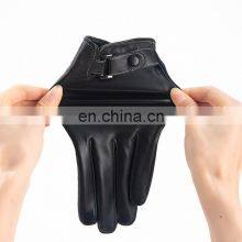 Waterproof Velvet Thick Warm Cycling Women Motorcycle Gloves Winter Touch Screen Men Sport Leather Gloves thumbnail-5