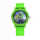 popular The Hulk green giant rubber sports watch with plastic watch case
