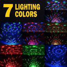 Factory Direct Mini Disco Ball Light - 7 Color Modes, Retailer-Ready Party Lights