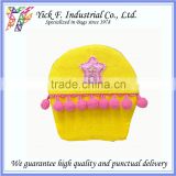 Lovely Yellow Cup Cake Shape Kids Children purse