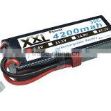 High Power 4200mAh 7.4V 35C Lithium Polymer Battery thumbnail-3