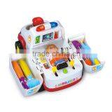 2015 Most Popular Cute Cartoon Design Mini Plastic Alaighty Ambulance Toy Car MTHX836 thumbnail-2
