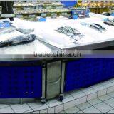 APEX Round Shape Stainless Steel Fish Seafood Display Table thumbnail-1