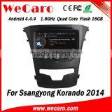 Wecaro WC-SY8067 8" Android 4.4.4 WIFI 3G Car Dvd Player for Ssangyong Korando Car Gps Navigation 2014 2015 thumbnail-5