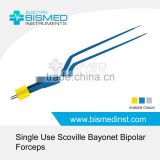 Single Use Scoville Bayonet Bipolar Forceps