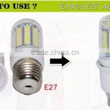 E14 to E27 Fireproof Lamp Holder Converter Socket Base Type Adapter For Led Lamp Bulb thumbnail-4