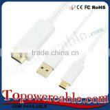 With Right Angle 90 Degree Type Male A To Type Male 50Ft Hdmi Cable thumbnail-4