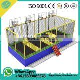 Basketball Bouncer Trampoline Big Indoor Trampoline Park With Dodgeball