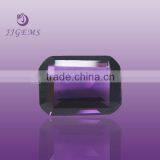 Radiant Cut Rectangle Shape Purple Crystal Quartz