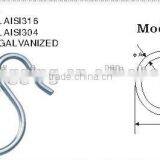 Steel Electric Galvanized Pipe "s" Hook in China Manufacturer Rigging Hardware thumbnail-4