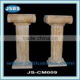 Travertine Carved Roman Round Pillar thumbnail-1