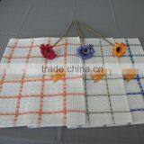 China Supplier Large Waffle Check Tea Towel With Carrot Design thumbnail-2