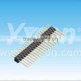 Plug Type 1.27mm Pitch Top Entry Gold Plating Male PCB Connector