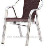 Outdoor Double Legs Wicker Chair thumbnail-1