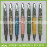 Advertising Diamond Crystal Ball Pen ,Glitter Leather Pen With Custom Logo Manufacture thumbnail-3