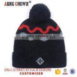 Custom 100% Acrylic Jacquard Beanie Wholesale thumbnail-1