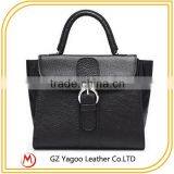 2016 Latest Cheap Lack Lady Leather Handbag for Women From Guangzhou Bag Factory thumbnail-4