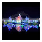 Outdoor Christmas Gauze Lantern Lighting thumbnail-1