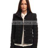 Short Quilted Coat With Belt Women Coat thumbnail-1