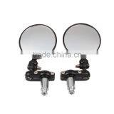 Soto Racing - Motorcycle Adjustable CNC Aluminum Rearview Mirror Handle Bar End Black Side Mirror Quality Choice thumbnail-1