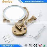 Beelee Antique Round Adjustable Mirror Led Magic Wall Mounted Lighted Makeup Mirror thumbnail-2