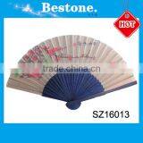 Hot Sale Popular Gift Custom Printed Folding Hand Fan for Wedding thumbnail-2