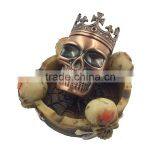 GT-1126high Quality Funny Resin Spider Skull Ashtray thumbnail-3