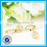 Zircon Crystal Gold Earrings Algeria Gold Jewellery thumbnail-2