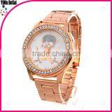 Fashion Ladies Watches Crystal Rhinestone Alloy Stainless Steel Vacuum Quartz Women Men Casual Relogio Wrist Watch