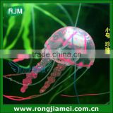 Hot selling fashion fluorescent light ornamental aquarium fish,tank artifiical jellyfish