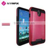 Mars Slim Armor Shockproof Hybrid Bumper Dual Layer Case Cover for Zte Z820 Obsidian thumbnail-2