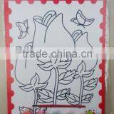 Multi Drawings Handmade Watercolour Scrawl Painting Sticker Introduction for Kindergarten Children
