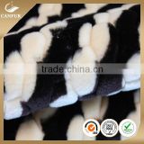 Knitted Plush Fur Fabrics for Auto Upholstery