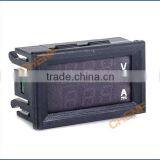 Cheaper High Quality DC Volt Amp Dual Display Meter 0.28" DC 0-100V/10A Voltmeter Ammeter With Ampere Shunt Red+Blue LED thumbnail-2