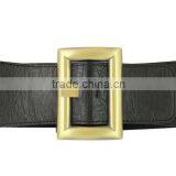 Ladies Fashion Designed Black Elastic Pu Ribbon Waist Belt thumbnail-4