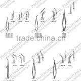 Surgical Micro CASTROVIEJO VANNAS NOYES WECKER Scissors Spring Type Flat Handles Medical Instruments thumbnail-1