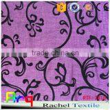 Classic Style Bright Color Spark Design Linen Cotton Flocked Upholstery Fabric Used for Curtain Sofa Cushion Material thumbnail-5