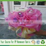 Colorful Nonwoven Fabric for Flower Packing and Home Decoration Polypropilen Shopping Bag thumbnail-1