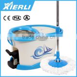 Double device Spin mop/cleaning mop/disposable floor wet mop