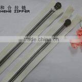 10#intensified Zipper, Two Way Open End, Shiny Black Nickel Teeth thumbnail-3