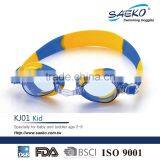 KJ01- CE Certificated Waterproof Summer Hot Sale Children Swimming Goggles