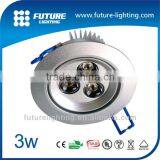 AC85-265V Modern Round Indoor Celling Downlight Recessed Led 3W