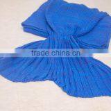Mermaid Tail Crocheted Blanket thumbnail-3