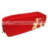 Red Pencil Case Style Cosmetic Toiletry Bag thumbnail-1