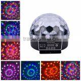 latest style 360 degrees rotating LED crystal magic ball light mini RGB mini Disco DJ Ball Stage Lighting wholesale