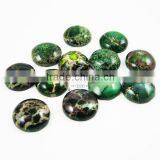 12mm Round Forest Green Imperial Jasper Cabochon Beads,gemstone Pendant Cabochon Stone Beads Set for Earrings,rings 4110022 thumbnail-2