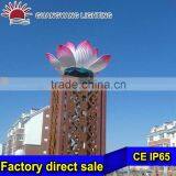 Hotel Led Tall 1M Fake Flower High Quality Hall Decoration Light Lotus thumbnail-5