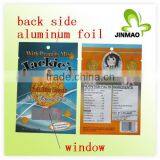 Excellent Back -sealed With Window One Side Clear and One Side Foil Aluminum Plastic Bag thumbnail-1